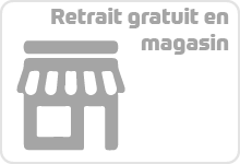 Retrait en magasin gratuit.